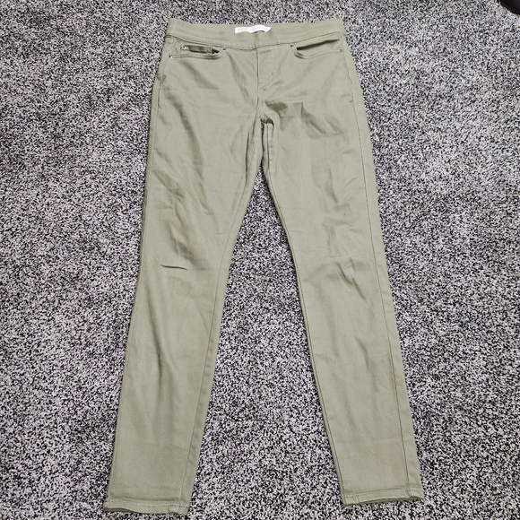 Levi Strauss Gold Label Women's Totally Shaping Pull-on Skinny Jeans Green Sz 31 - Picture 2 of 12